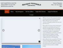 Tablet Screenshot of bistrianmaterials.com